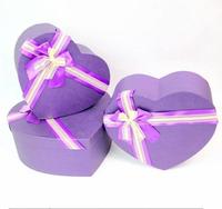 Boîte à fleurs personnalisée avec couvercle en forme de cœur boîte d'emballage cadeau fleur de savon fleur de rose