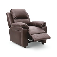 Fauteuil inclinable électrique et manuel en cuir moderne à siège unique pour personnes âgées - Fabricant de mobilier commercial en gros