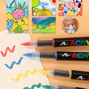 ปากกามาร์คเกอร์อะคริลิคสำหรับวาดเขียนขนาด 0.7 มม. ขายส่ง 120 สี ชุดปากกาสีอะคริลิคแบบถาวรสำหรับเขียนบนกระดาษ - Product Image 2