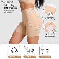 Shorts sculptants respirants sans coutures pour femme, effet ventre plat, sans retraitement de bordure, rehausseur de fesses, marque privée, vente en gros