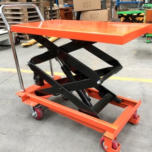 Meja troli pengangkat hidrolik tangan 200kg/truk <span class=keywords><strong>Platform</strong></span> hidrolik - Product Image 5
