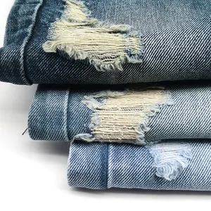 7OE * 7OE 100% algodão não-estiramento OE fio 13 onças largura 180-182 cm sarja direita tecido jeans azul atacado AF3B9006