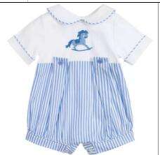 Conjuntos de Ropa de Verano 2021 para Bebés y Niños Pequeños Españoles, Camisetas Rojas con Pantalones Cortos a Rayas, Ropa Infantil al por Mayor 08AS105375 - Product Image 6