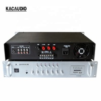 PA-5250USB profesional PA sistem dilengkapi dengan 250w 2u Power Amplifier 6 Zone Audio Amplifier dengan Mic