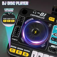 Nouvel instrument de musique multifonctionnel Bluetooth pour enfants avec microphone et table de mixage DJ - Édition Bluetooth