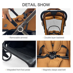 Лидер продаж, новая <span class=keywords><strong>1888</strong></span>, трансформируемая коляска для новорожденных с регулируемым навесом, <span class=keywords><strong>2025</strong></span> - Product Image 3