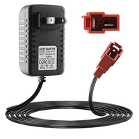 LanLin Tragbares 6V Langlebiges Spielzeugauto-Batterieladegerät für ATV Roter Quadratischer Stecker 1 Jahr Garantie