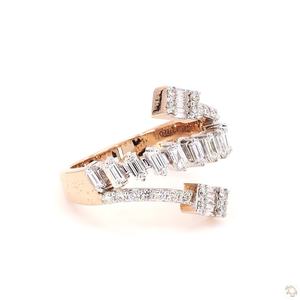 Luxury Diamond Gold Ring for Women Elegant Beautiful Engagement Wedding Gift Fine Jewelry Stylish Shine - Product Image 4