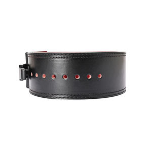 Cinturón de levantamiento de pesas de cuero de vaca con logotipo personalizado ajustable, soporte de 13 mm, cinturón de levantamiento de pesas para gimnasio - Product Image 5