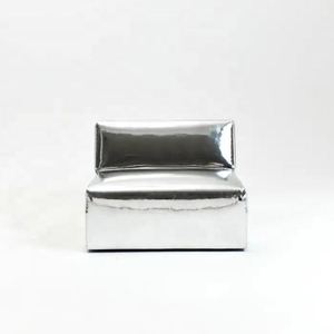 Sofá Porto Plateado de Diseño Moderno y Estilo Futurista, Sofá de Una Plaza, Dos Plazas, Sofá Esquinero, Muebles para Sala de Estar - Product Image 4
