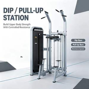 Machine de musculation multifonctionnelle à charges guidées pour tractions assistées et dips, équipement professionnel pour salle de sport - Product Image 5
