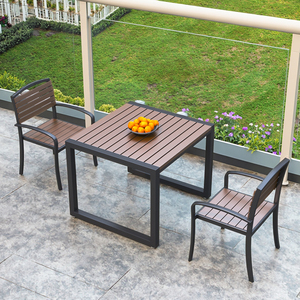 Vendita calda Mesas Para Eventos in lega mobili da giardino Set da pranzo all'aperto tavoli ristorante più combinazioni sedie da scrivania - Product Image 1