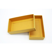 Boîte d'emballage en papier personnalisé, couvercle et Base boîte en papier Kraft pour fleurs séchées