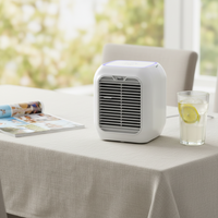 Ventilateur de climatisation portable d'extérieur mini, tendance, avec réservoir d'eau et lumière d'ambiance colorée