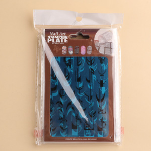Nail Art français estampage plaque <span class=keywords><strong>dessin</strong></span> modèle géométrique rayure ligne fleur amour dentelle 3D <span class=keywords><strong>Image</strong></span> pochoir moule impression outil - Product Image 6