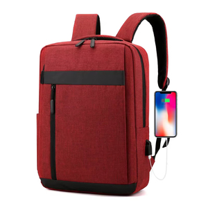 Sac à dos promotionnel personnalisé avec logo, unisexe, imperméable, en tissu Oxford, à fermeture éclair, antivol, 20-39L, avec chargeur USB, léger - Product Image 4