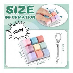 Innovative Pop It Bubble Push Keychain Fidget Toy PVC Material Trendy Animal Design Custom <b>Logo</b> Printed Stress Anxiety Relief - Product Image 2