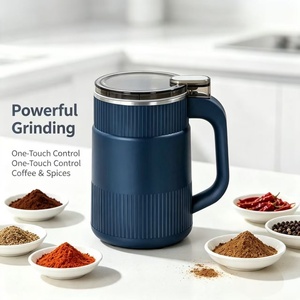 Safe Durable Electric Coffee Bean Grinder Multi-purpose Spice Grinder with <strong>UK</strong> Plug for Household Cafe Prep - Product Image 5