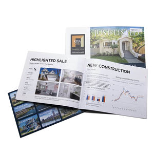 Brochure personalizzate per riviste in carta Kraft riciclata con stampa Offset di <span class=keywords><strong>arte</strong></span> aziendale con Logo di fantasia per imballaggi in cartone - Product Image 1