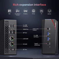 Mini PC para Juegos AMD Ryzen 7 5800U, Windows 11, R7 5700U, SSD NVMe, LAN 2.5G, Mini Computadora de Escritorio Portátil, 3x4K HTPC, WiFi6