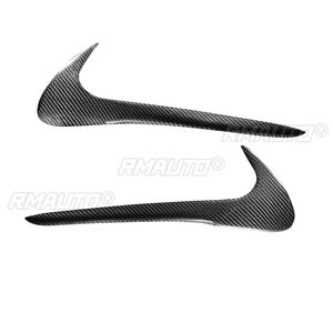 1 paire de couvre-phares en fibre de carbone véritable pour Subaru Impreza 9 2006-2007, garnitures de phares, autocollants de voiture - Product Image 2