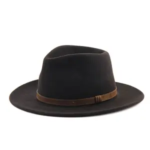 LiHua Tasteful Traveller Hat A Wide Grosgrain Ribbon Trim And A striking All-Rounder Fedora Hats