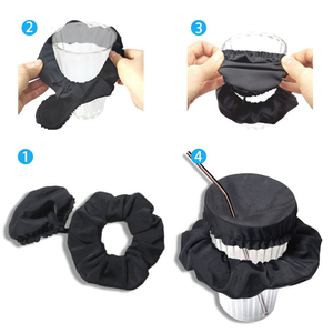 Tapa de silicona elástica antideslizante para vasos, cubierta protectora para bebidas, tapa de silicona elástica tipo <span class=keywords><strong>condón</strong></span> - Product Image 3