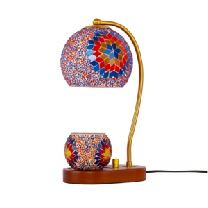 Türkische Mosaik-Tischlampe mit mehrfarbigem Glas und Mosaik-Aromatherapie-Kerzenhalter als Weihnachtsgeschenk für die Dekoration - Product Image 5