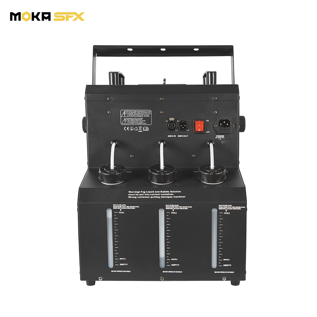 MK-B13 Moka sfx 900w 2 head rgbw 4in1LEDカラーバブルスモーク