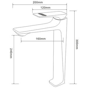 Robinet de lavabo Hemans 9319, monocommande, avec cartouche céramique, eau chaude et froide, pour salle de bain - Product Image 4