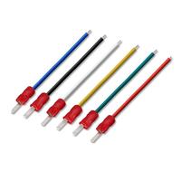 Kabel Harness Terminal Pin Bilah Berinsulasi, Kabel Terminal Pin Ujung Tunggal Multi Warna untuk Pengkabelan Blok Terminal Pengontrol