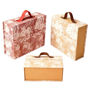 カスタマイズ可能なエンボスギフト手芸紙箱 - Product Image 3