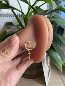 Piercing de Nariz de Acero Quirúrgico <span class=keywords><strong>Gaby</strong></span>, Anillos de Nariz Clásicos de Acero Inoxidable, Piercing de Nariz con Mariposa, Joyería Corporal al por Mayor - Product Image 5