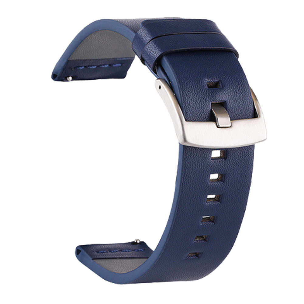 Navy blue-silver buckle