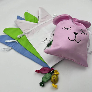 17*30 ס "מ צבע טהור easter ארנב שרוך שקית מתנה קטנה עבור ממתקים, ביצה
