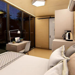 Casa de cápsulas Resort Apple cabina restaurante casa edificio plegable casa preconstruida nuevo estilo edificio de contenedores - Product Image 5