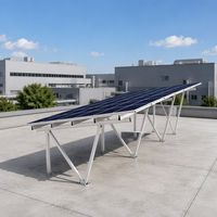 HBGenix X-03 Système solaire pour carport de caravane à structure en acier, design moderne, installation facile, durée de vie de 20 à 25 ans, ouvert