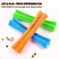 Jouet à mâcher pour chien TPR, distributeur de friandises, bâton de nettoyage dentaire, distributeur interactif pour chiens de petite, moyenne et grande taille