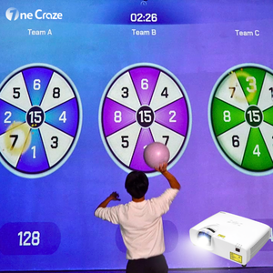 <span class=keywords><strong>Jeu</strong></span> <span class=keywords><strong>de</strong></span> projection murale interactif AR Sport : Simulation numérique <span class=keywords><strong>de</strong></span> football, basketball et pickleball pour l'entraînement multijoueur - Product Image 2