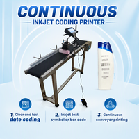 Imprimante jet d'encre haute résolution, machine d'impression automatique de codes de date pour le marquage sur le bois, le métal, le plastique, les boîtes en carton, les bouteilles, les sacs