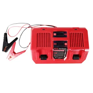 Prezzo di fabbrica Milwauke DC charger M18 12V 24V input Milwauke dual charger con voltmetri DC30V input tool charger DCB112 DCB104