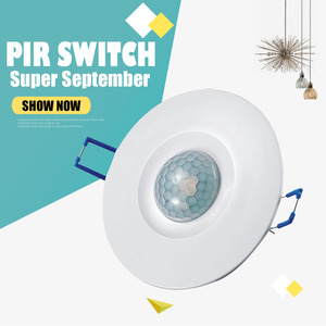 12V Plafond Gemonteerde <span class=keywords><strong>Pir</strong></span> Bewegingsmelder <span class=keywords><strong>Sensor</strong></span> Schakelaar Pc Materiaal Met Max. 10a Stroom En Infrarood Lichtsensor - Product Image 6