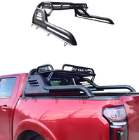 Accessoires 4x4 pour pick-up, barre de protection sport réglable noire pour JMC DADAO NEW PICKUP 2024 D-MAX HILUX RANGER NAVARA 2015-2020