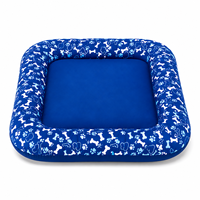 Lit flottant gonflable carré épais et portable pour animaux de compagnie, pour chien et chat, pour lac et piscine