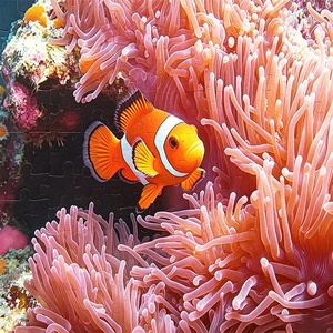 Puzzles de poissons coralliens pour adultes, 1000 pièces, cadeau amusant pour soulager le stress, pour les soirées de jeux en famille, fabricant de puzzles tout-en-un - Product Image 2