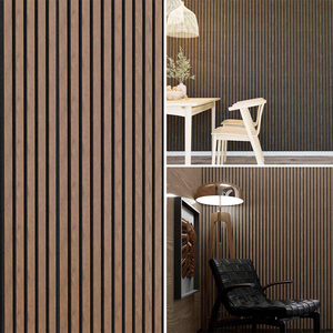 Panel de pared sólido y resistente Paneles de pared de aislamiento acústico altamente efectivos para arquitectura interior comercial y de oficina - Product Image 2