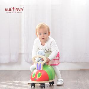 Bambini Toddler <span class=keywords><strong>Ride</strong></span> <span class=keywords><strong>On</strong></span> <span class=keywords><strong>Toy</strong></span> coccinella animali auto equilibrio in legno giocattoli <span class=keywords><strong>Ride</strong></span>-Ons con ruote - Product Image 4