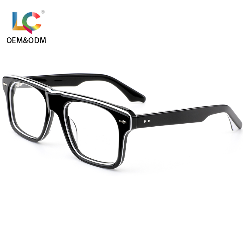Handmade Round Acetate Eyeglasses with Small