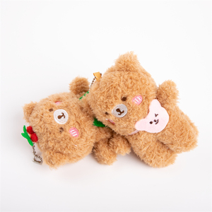 مصنع توريد تصميم مخصص حقيبة الظهر دبوس الشعر الكرتون دمية قلادة محشوة القطن الحيوان أفخم لعبة الكمال هدية مسحوق - Product Image 5