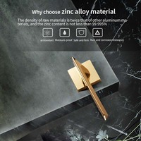 Serrure de porte silencieuse à aspiration magnétique Qiansi, poignée en alliage de zinc pour chambre à coucher, serrure universelle pour porte en bois, luxe léger